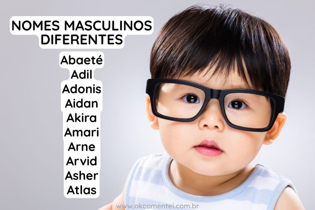 92 nomes masculinos diferentes e seus significados 92 nomes masculinos diferentes e seus significados Descubra uma lista completa de nomes masculinos diferentes, raros e cheios de personalidade para seu bebê. Nomes únicos com seus significados e curiosidades!