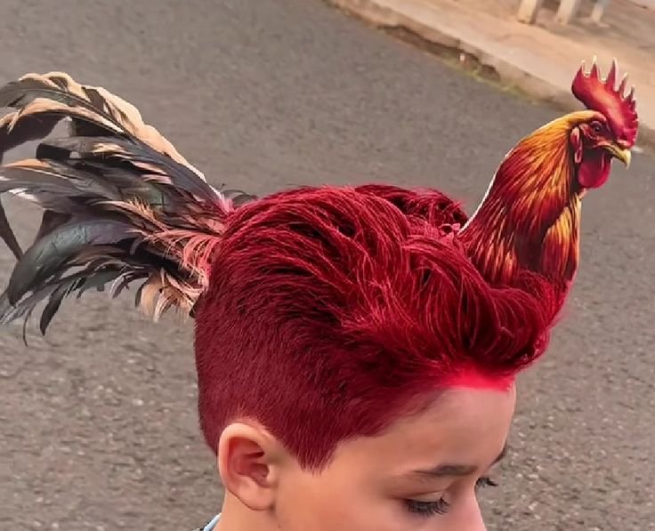 51 ideias de cabelo maluco para menino: da mais fácil à mais criativa cabelo-maluco-menino